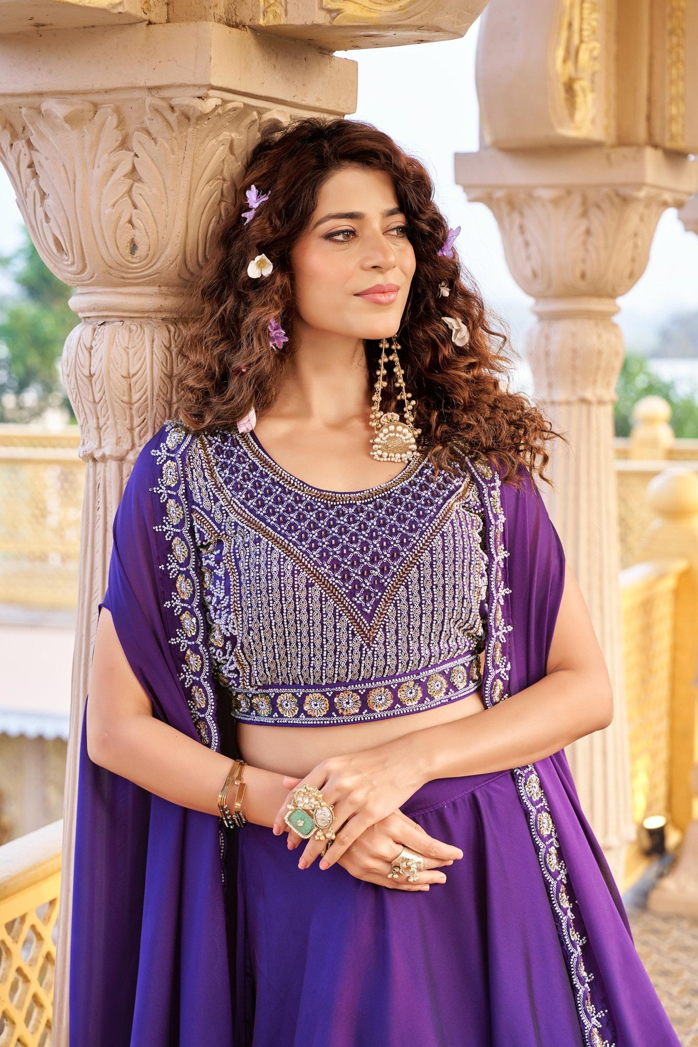 Indian Wedding Lehenga Choli for Women | Designer Ethnic Wear | Wedding Guest Party Outfit - Vastraa