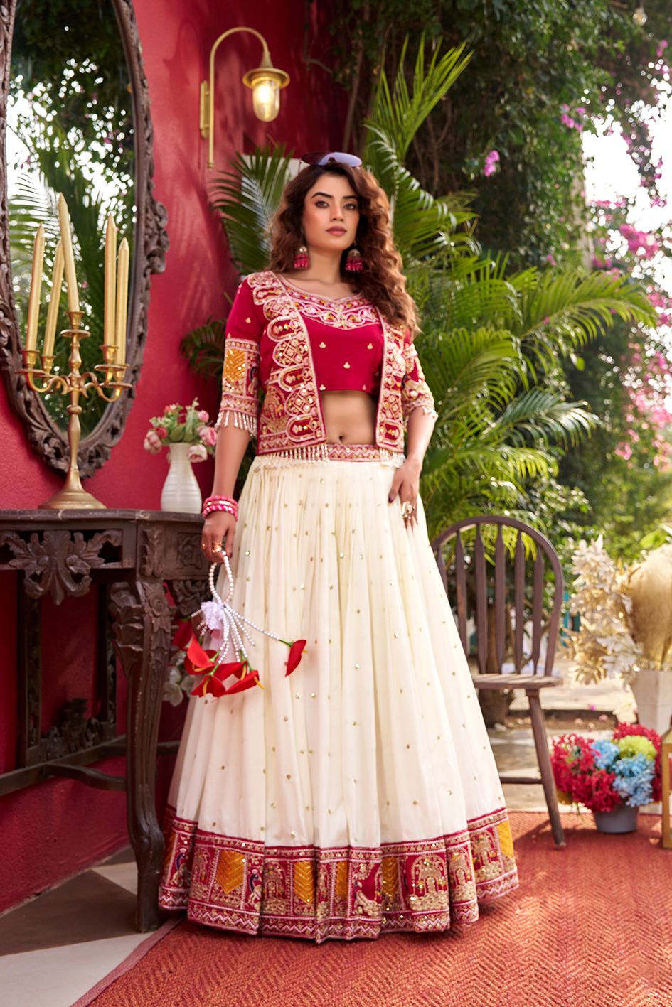 Designer Lehenga Choli Set For Reception And Wedding Occasion - Vastraa