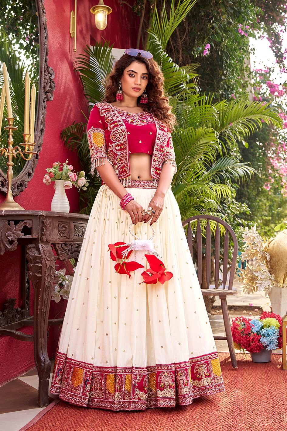 Designer Lehenga Choli Set For Reception And Wedding Occasion - Vastraa