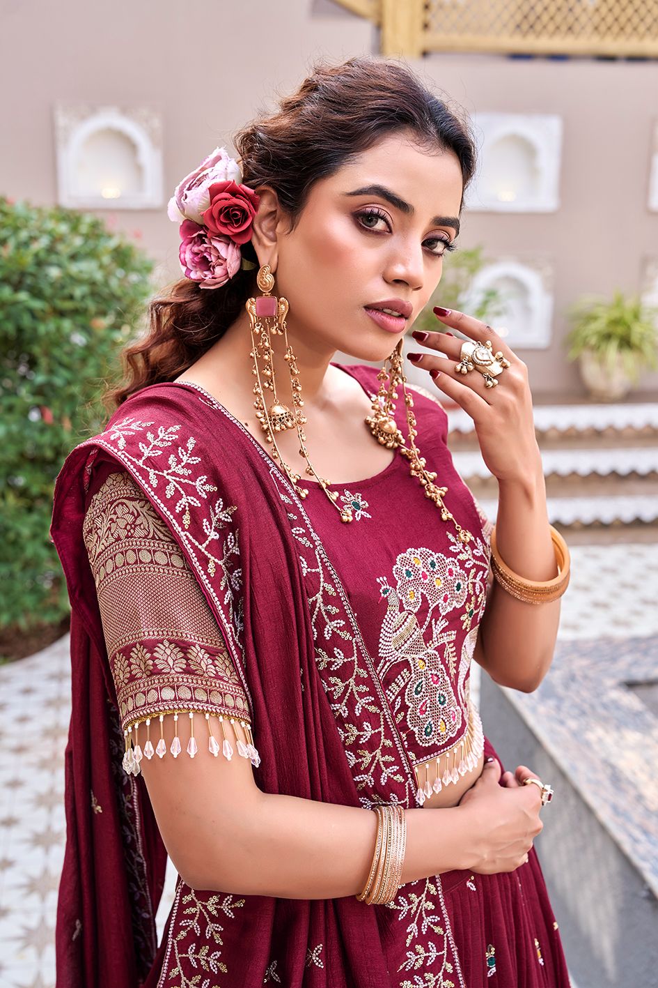 Indian Lehenga Choli for Women | Designer Wedding & Party Wear Lehenga | Traditional Ethnic Outfit - Vastraa