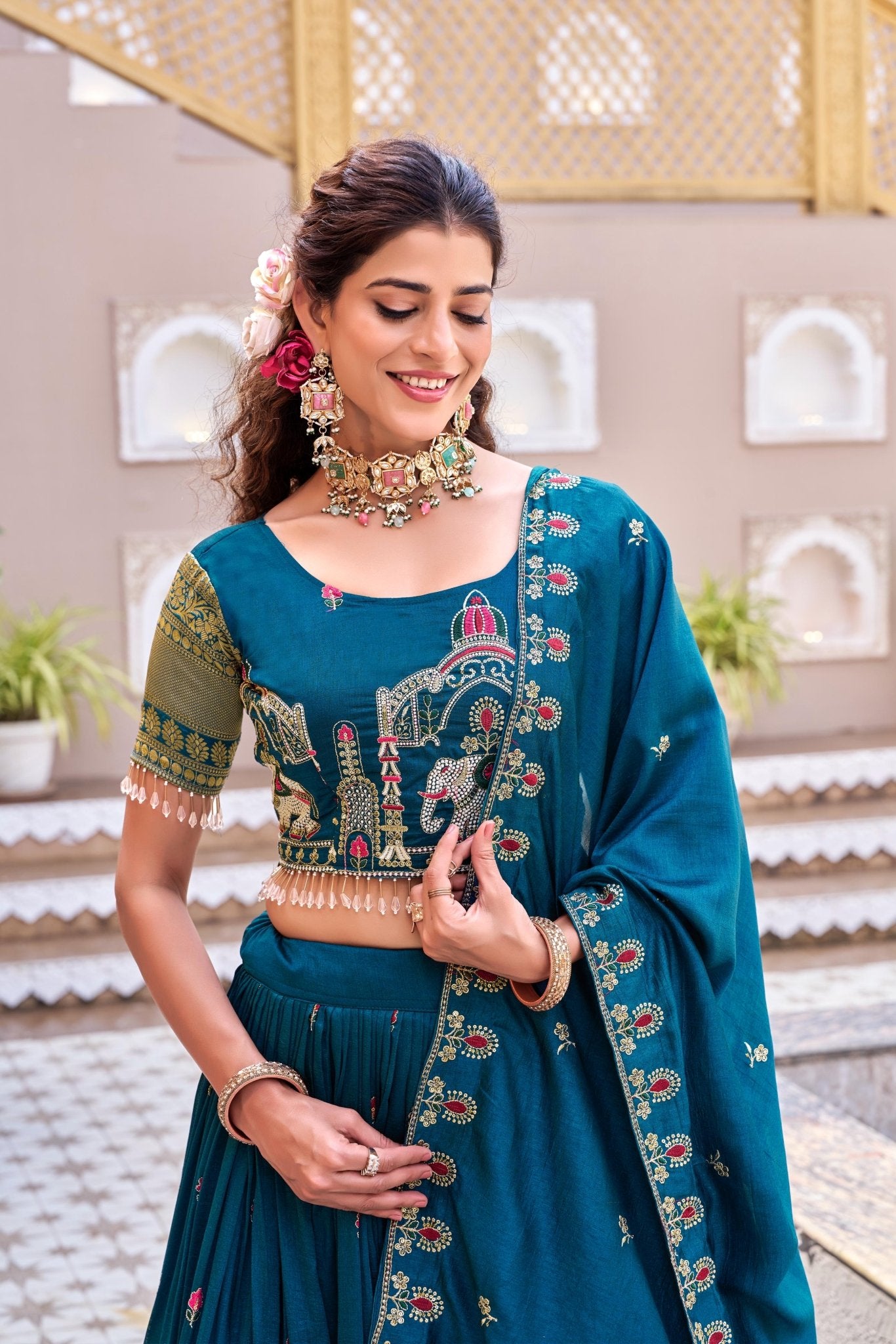 Indian Lehenga Choli for Women | Designer Wedding & Party Wear Lehenga | Traditional Ethnic Outfit - Vastraa