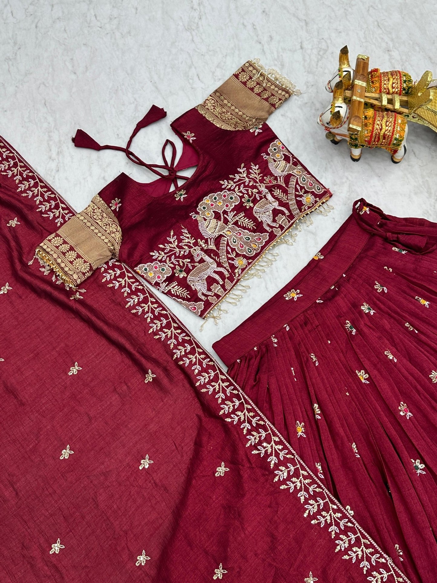 Indian Lehenga Choli for Women | Designer Wedding & Party Wear Lehenga | Traditional Ethnic Outfit - Vastraa