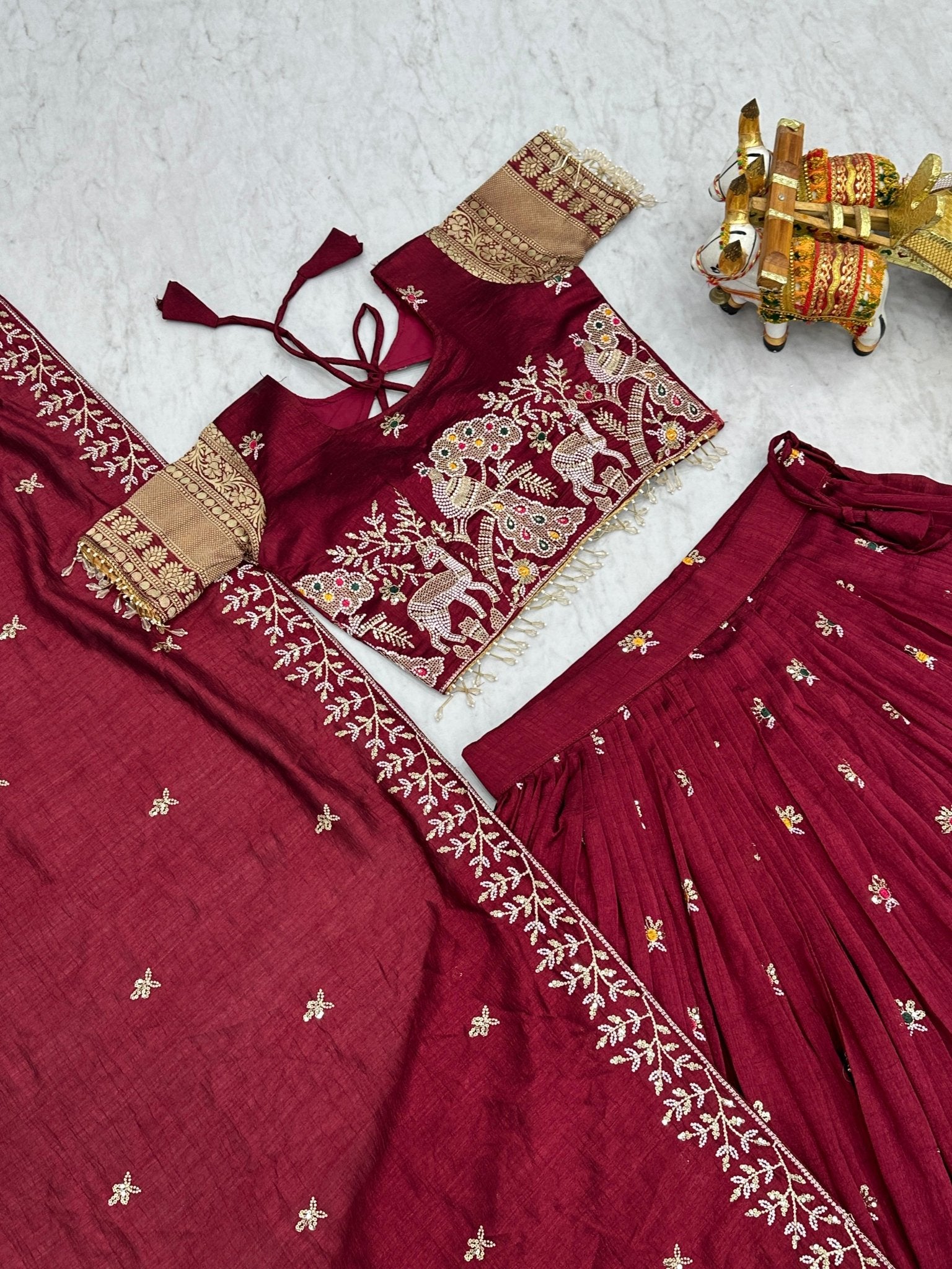 Indian Lehenga Choli for Women | Designer Wedding & Party Wear Lehenga | Traditional Ethnic Outfit - Vastraa