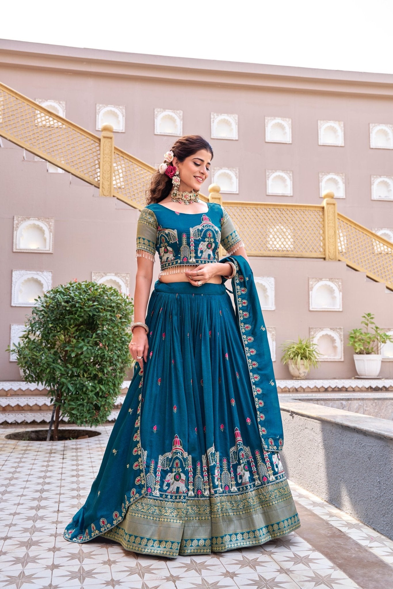 Indian Lehenga Choli for Women | Designer Wedding & Party Wear Lehenga | Traditional Ethnic Outfit - Vastraa