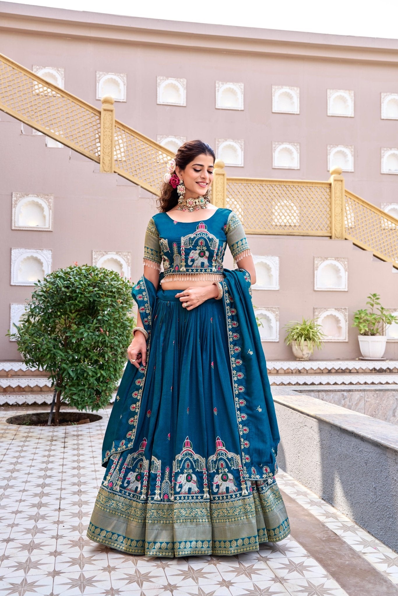 Indian Lehenga Choli for Women | Designer Wedding & Party Wear Lehenga | Traditional Ethnic Outfit - Vastraa