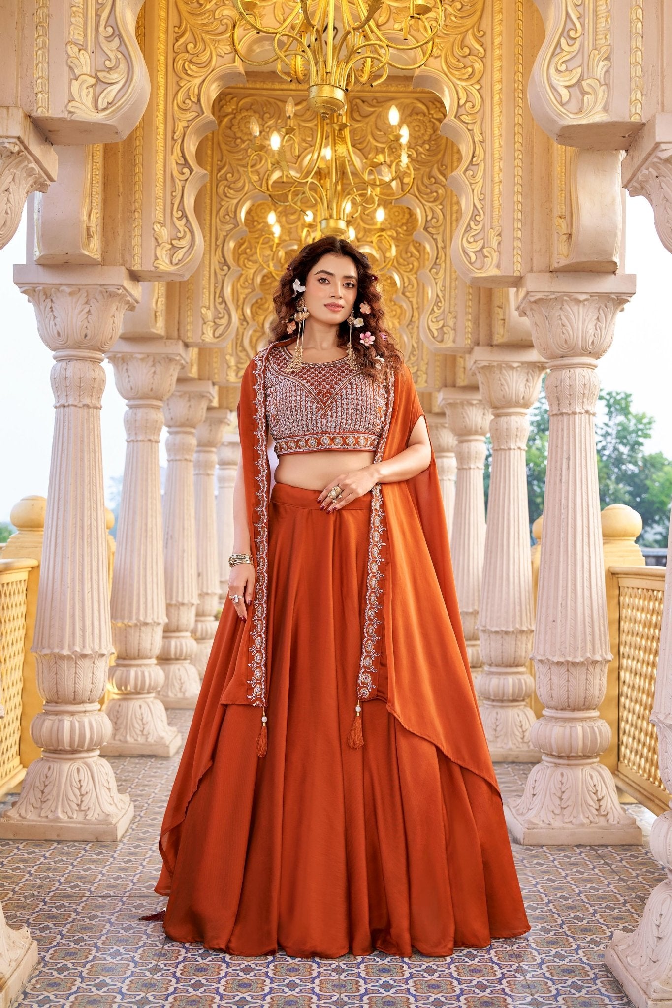 Indian Wedding Lehenga Choli for Women | Designer Ethnic Wear | Wedding Guest Party Outfit - Vastraa