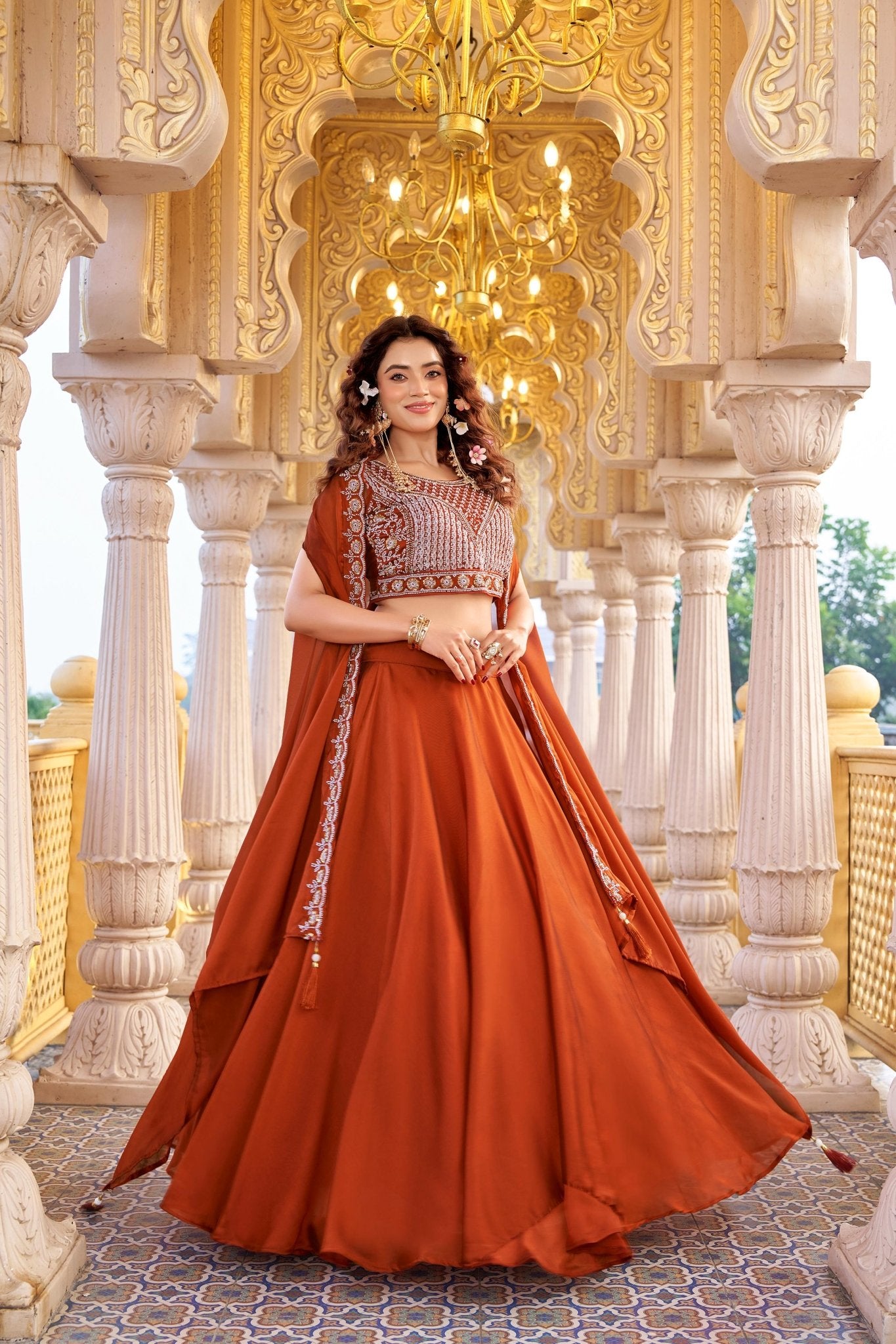 Indian Wedding Lehenga Choli for Women | Designer Ethnic Wear | Wedding Guest Party Outfit - Vastraa