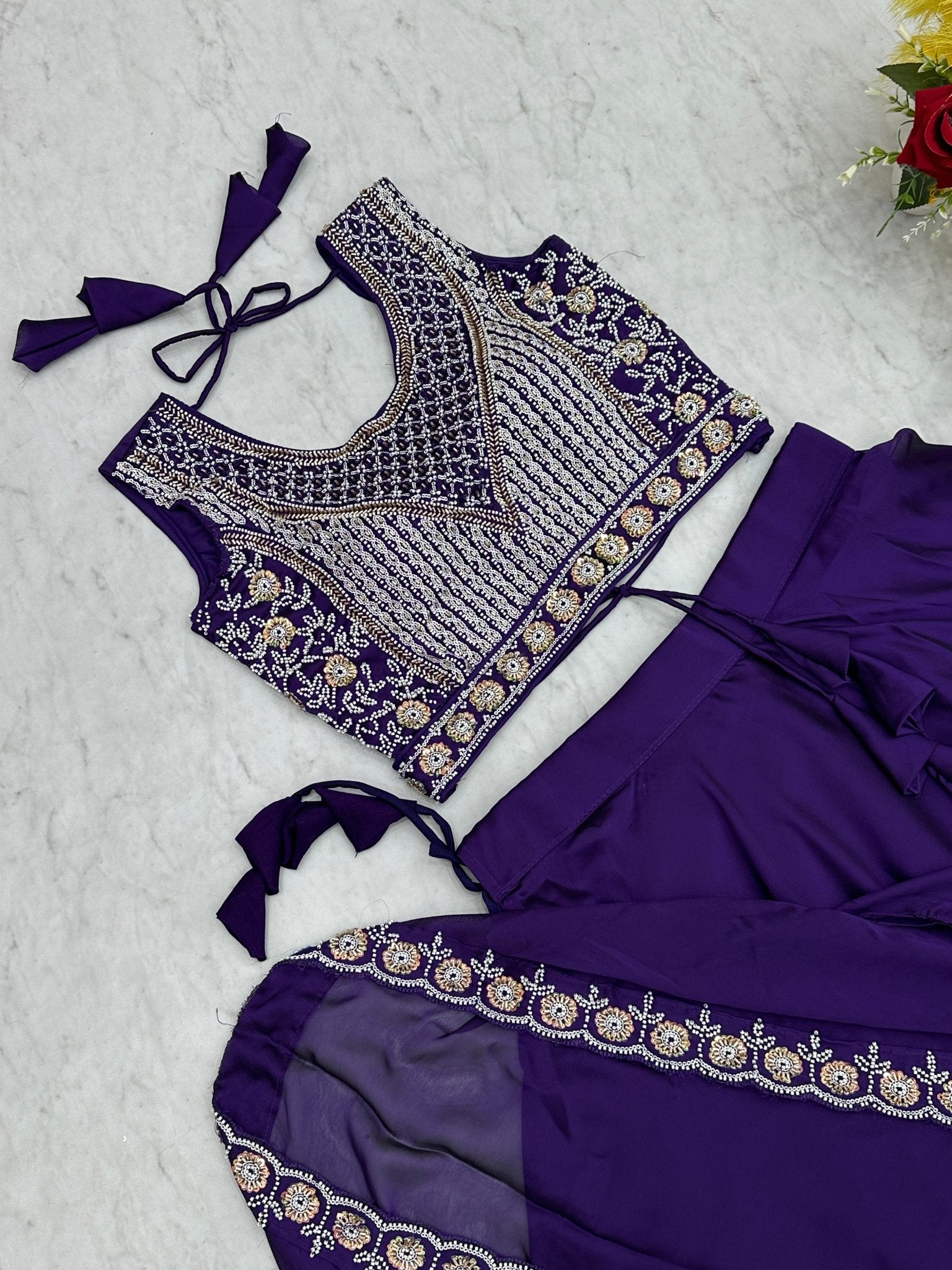 Indian Wedding Lehenga Choli for Women | Designer Ethnic Wear | Wedding Guest Party Outfit - Vastraa