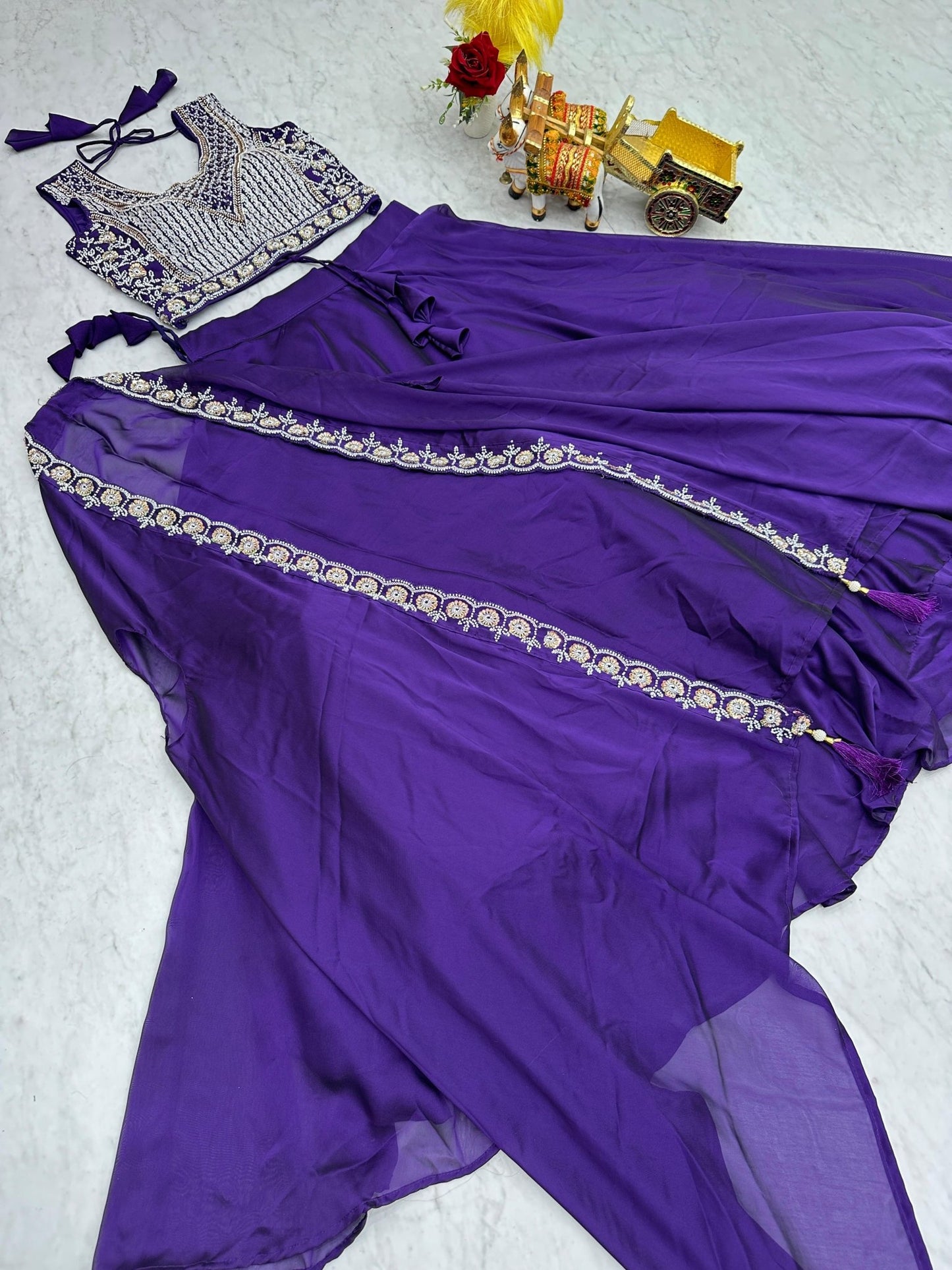 Indian Wedding Lehenga Choli for Women | Designer Ethnic Wear | Wedding Guest Party Outfit - Vastraa