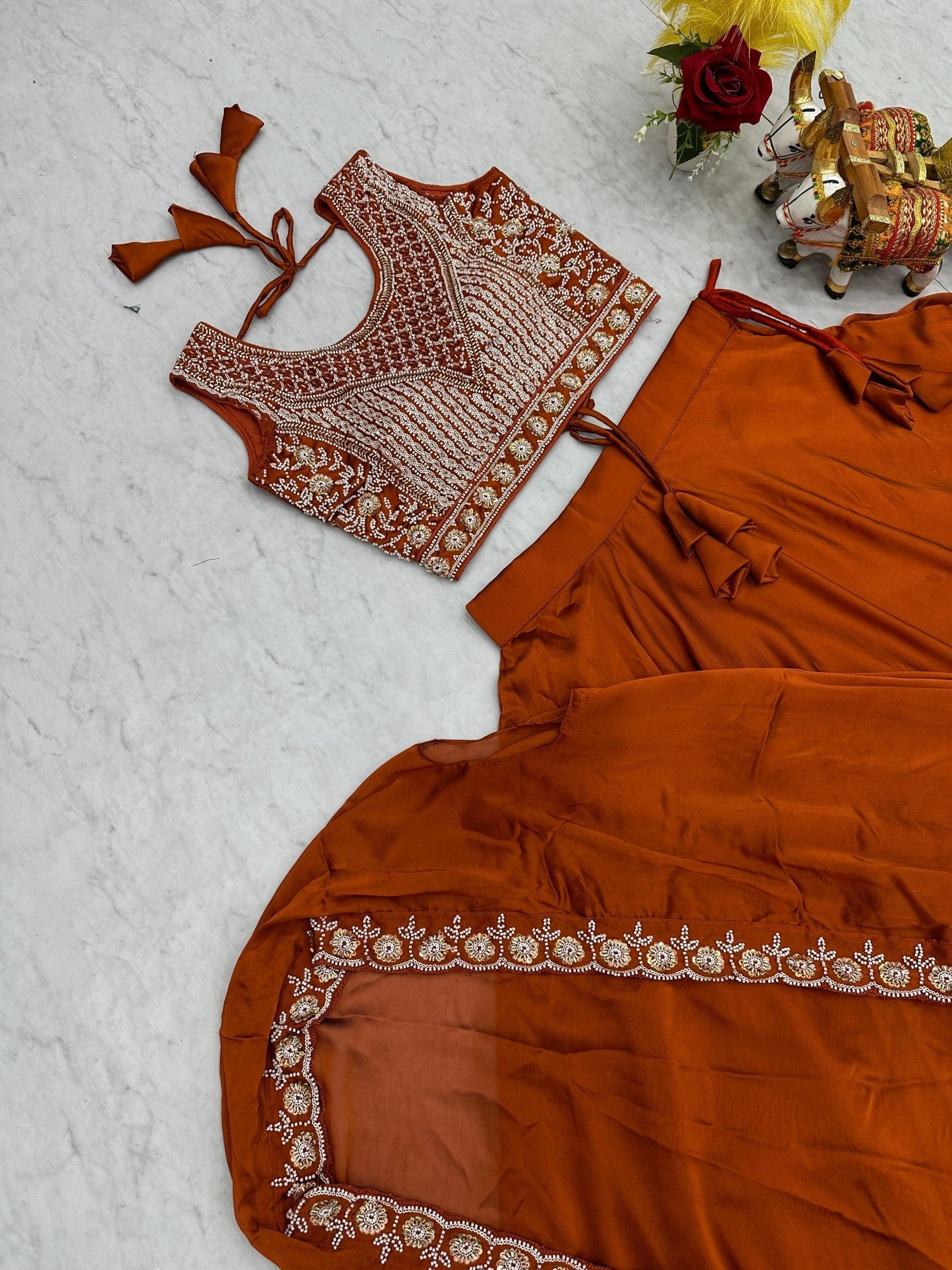 Indian Wedding Lehenga Choli for Women | Designer Ethnic Wear | Wedding Guest Party Outfit - Vastraa