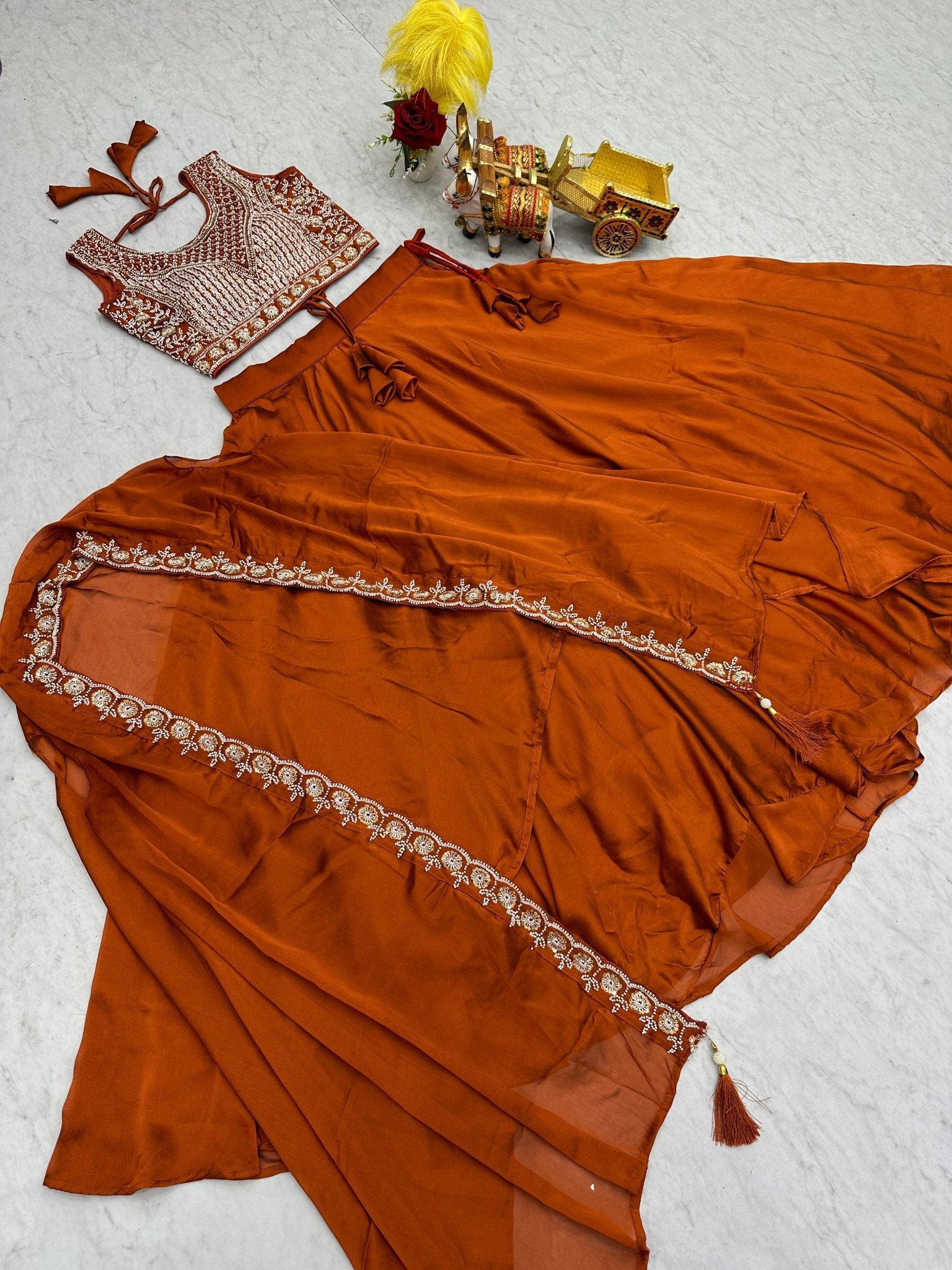 Indian Wedding Lehenga Choli for Women | Designer Ethnic Wear | Wedding Guest Party Outfit - Vastraa