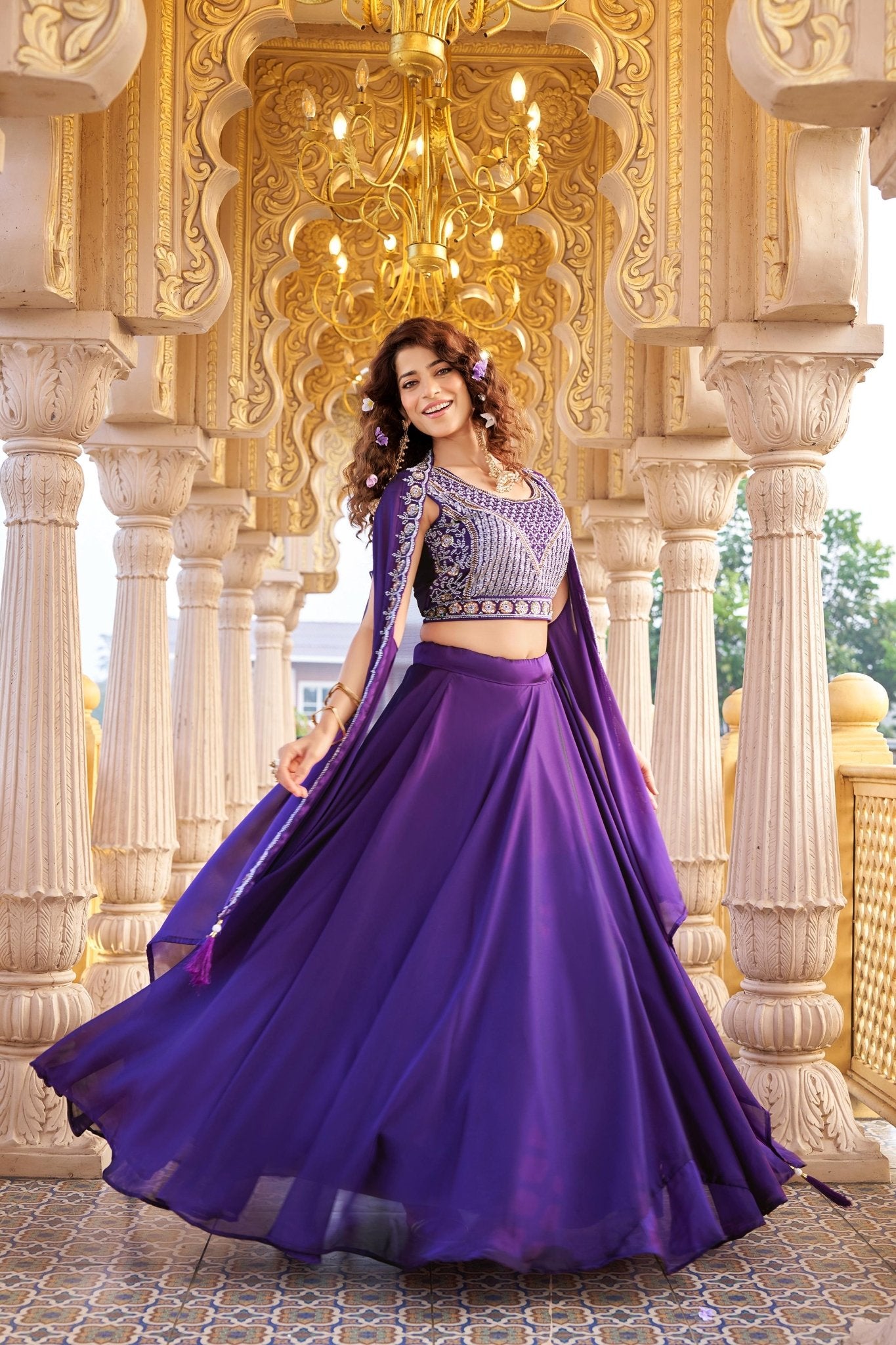 Indian Wedding Lehenga Choli for Women | Designer Ethnic Wear | Wedding Guest Party Outfit - Vastraa