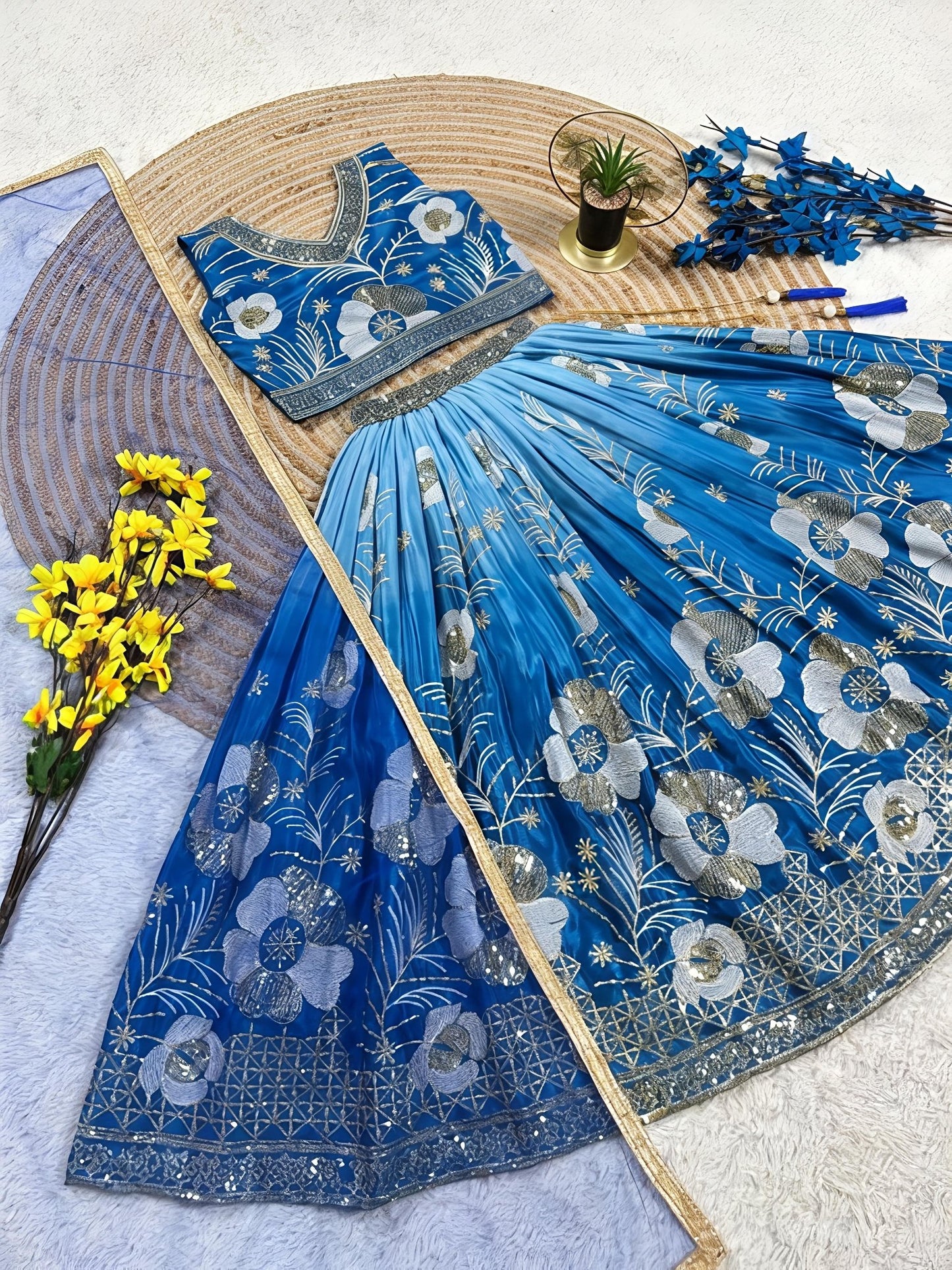 Kids Girls Ethnic Lehenga Choli Set – Indian Traditional Outfit for Festivals - Vastraa