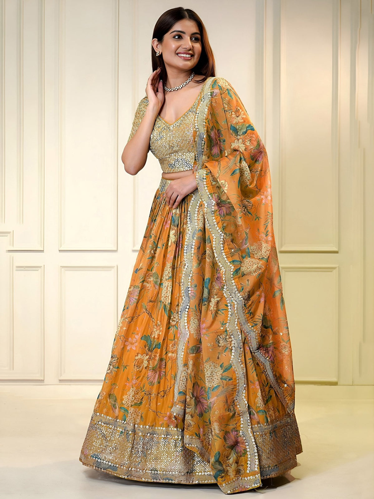 Lehenga Choli Set For Haldi Occasions - Vastraa