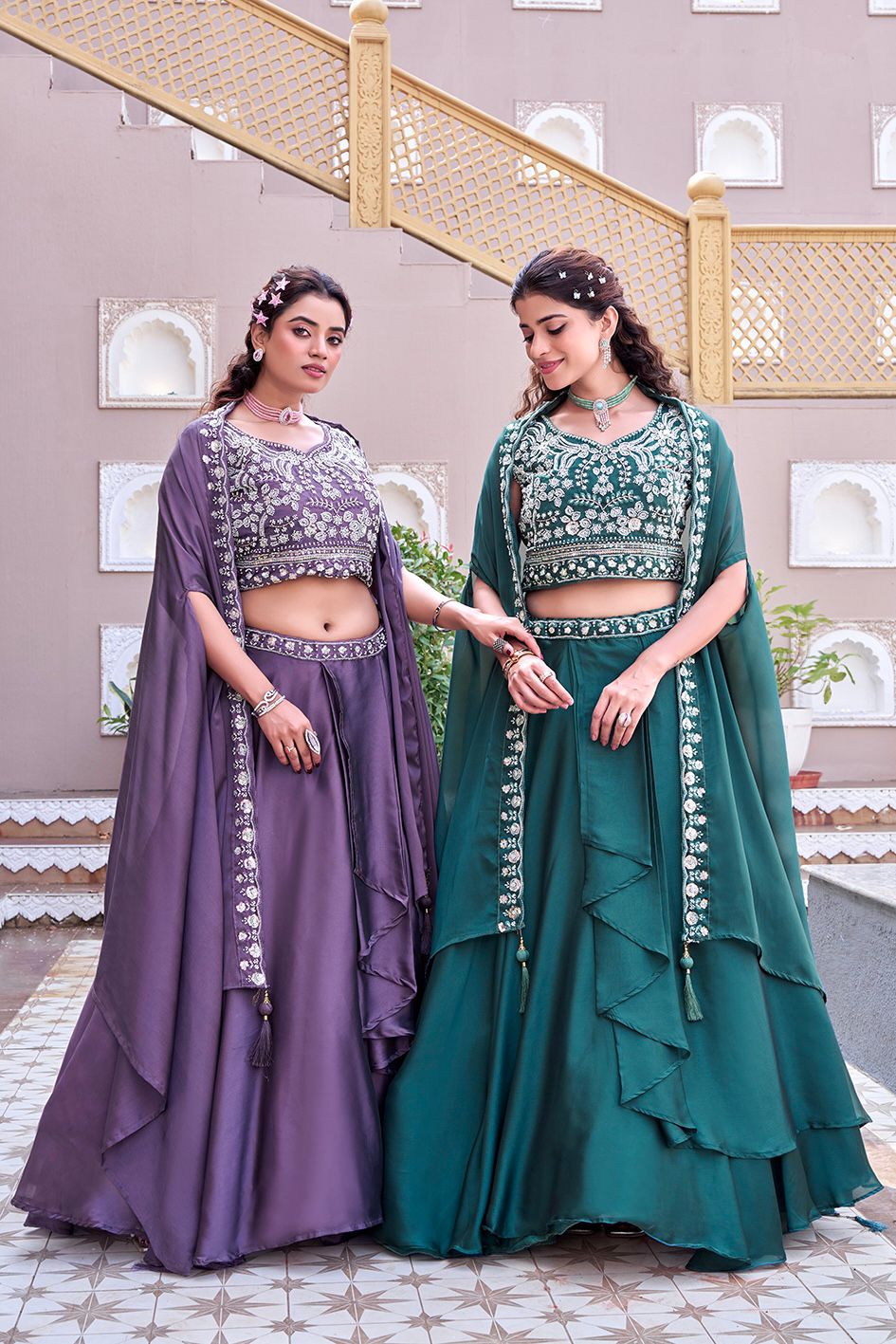 Lehenga Choli Set For Receptions And Wedding Occasion,Wedding Guest Outfit - Vastraa