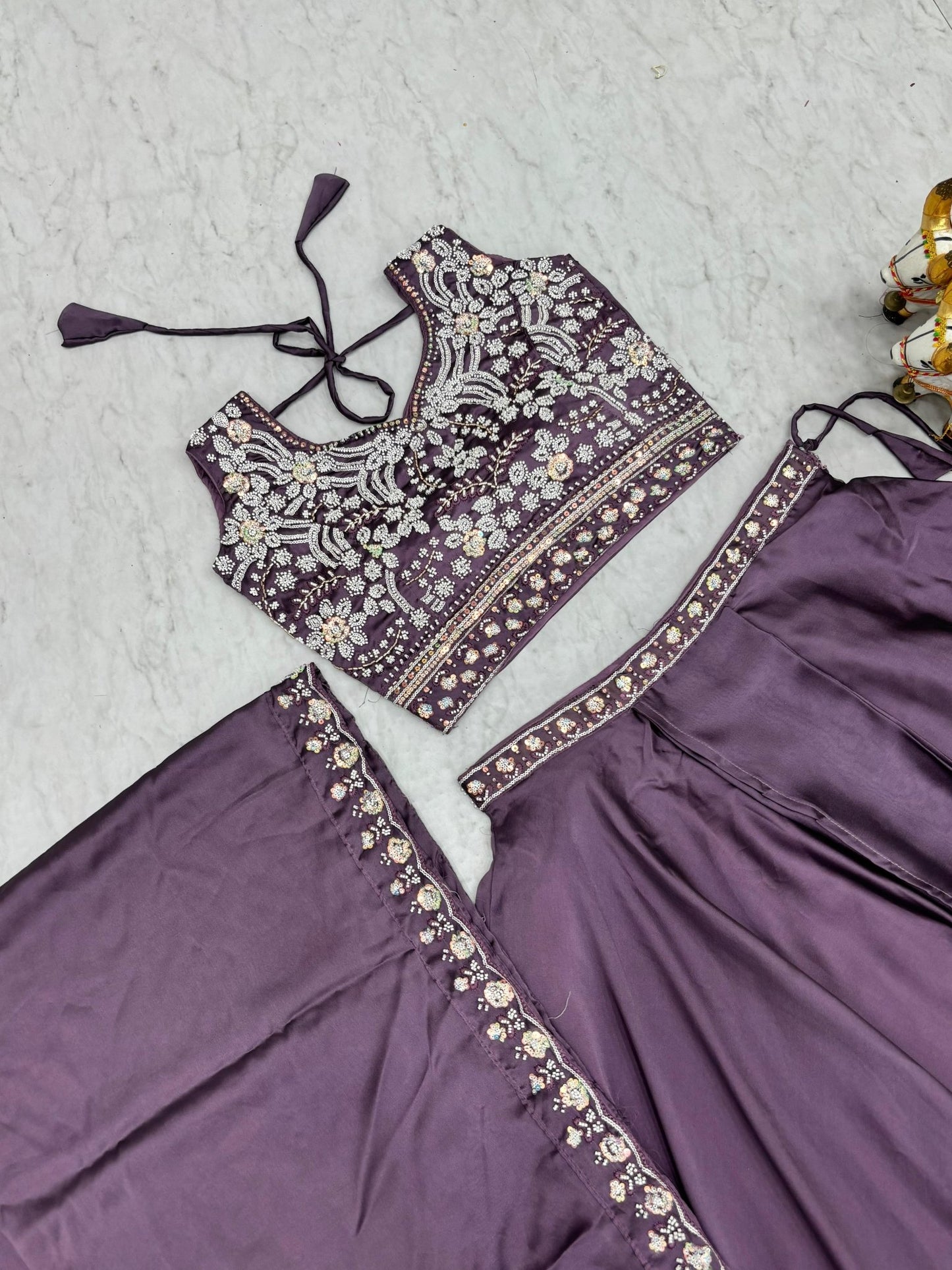 Lehenga Choli Set For Receptions And Wedding Occasion,Wedding Guest Outfit - Vastraa