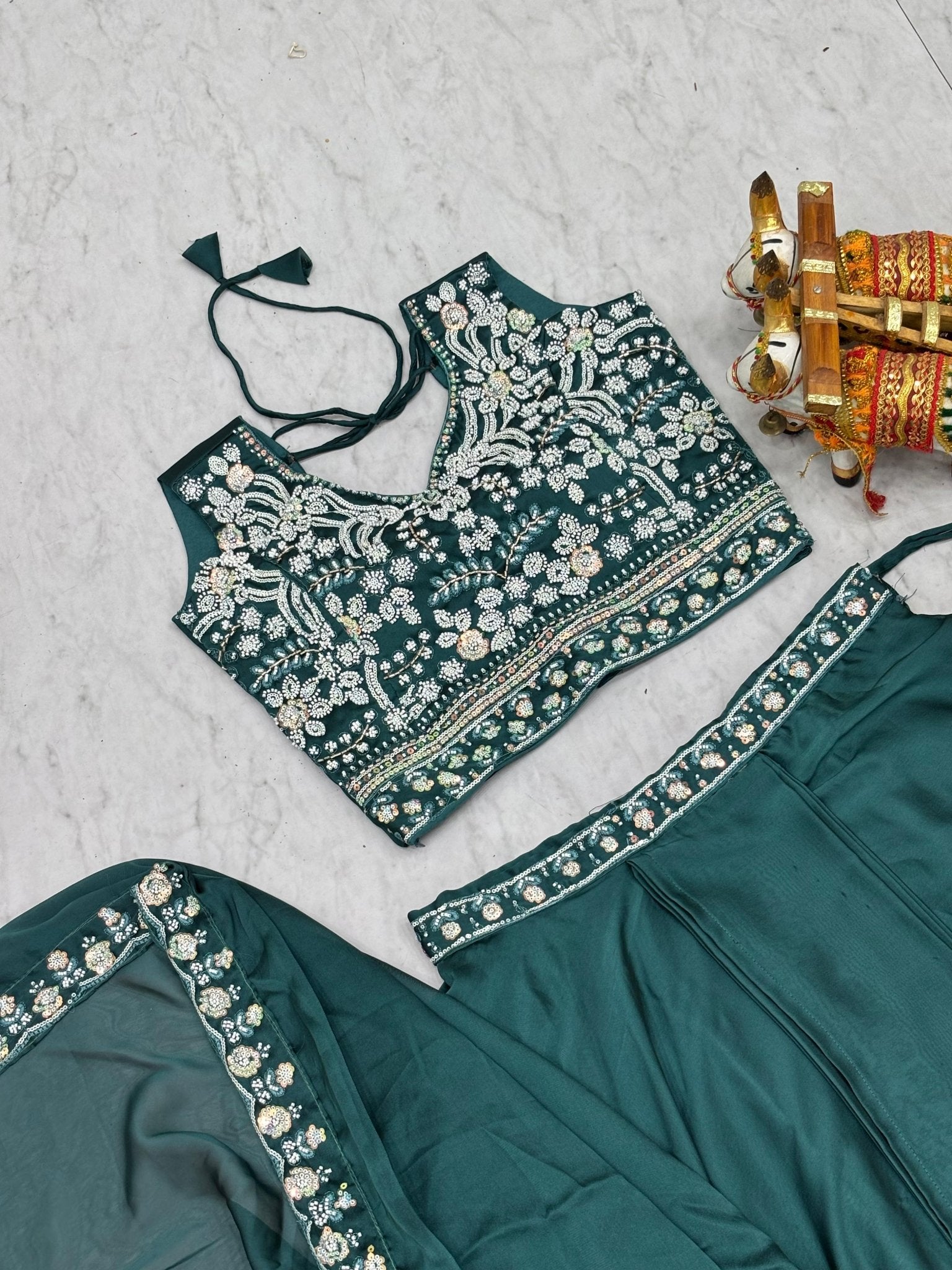 Lehenga Choli Set For Receptions And Wedding Occasion,Wedding Guest Outfit - Vastraa