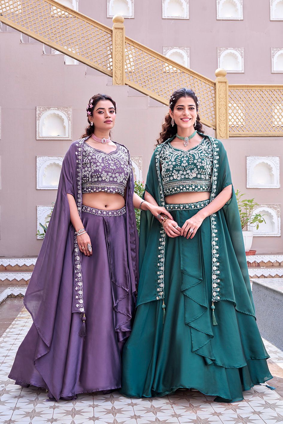 Lehenga Choli Set For Receptions And Wedding Occasion,Wedding Guest Outfit - Vastraa