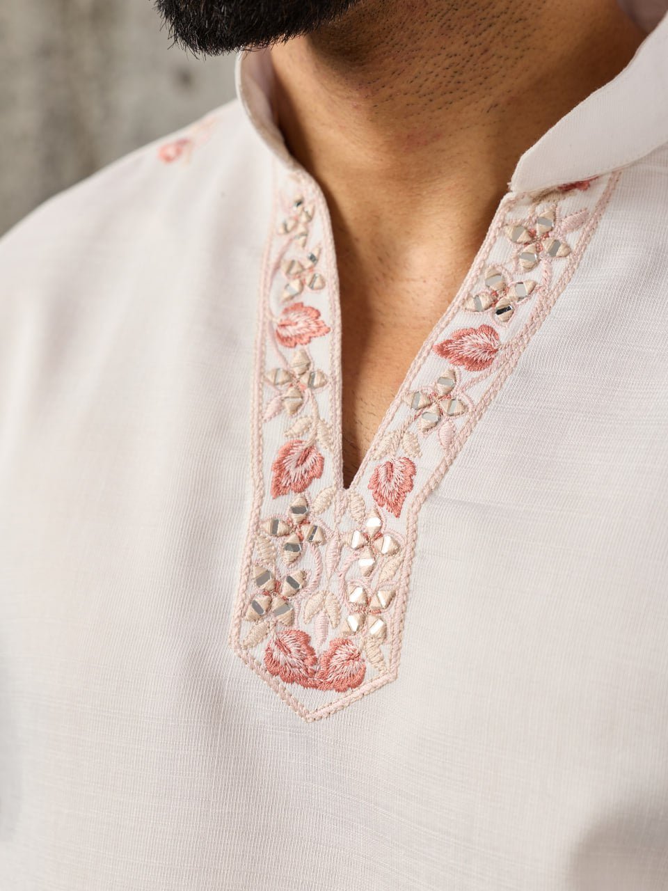 Luxurious Men's Wedding Kurta Pajama with Nehru Jacket - Vastraa