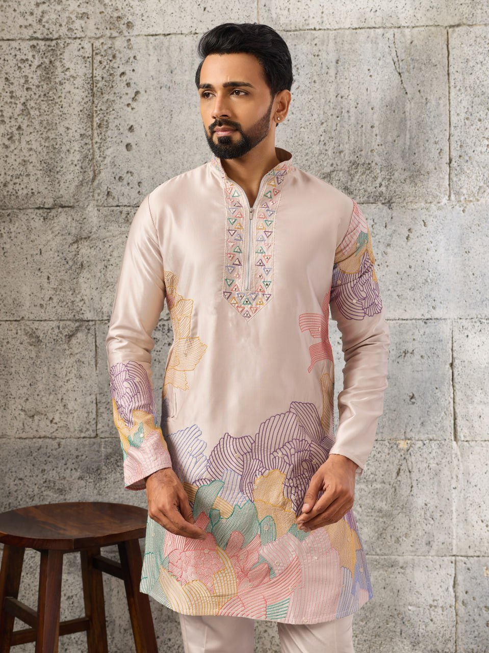 Men's Designer Kurta Pajama Set For Weddings - Vastraa