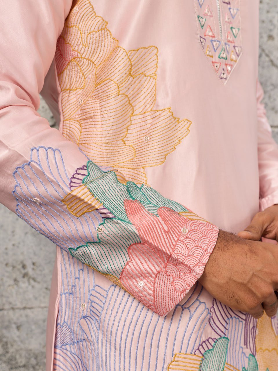 Men's Designer Kurta Pajama Set For Weddings - Vastraa