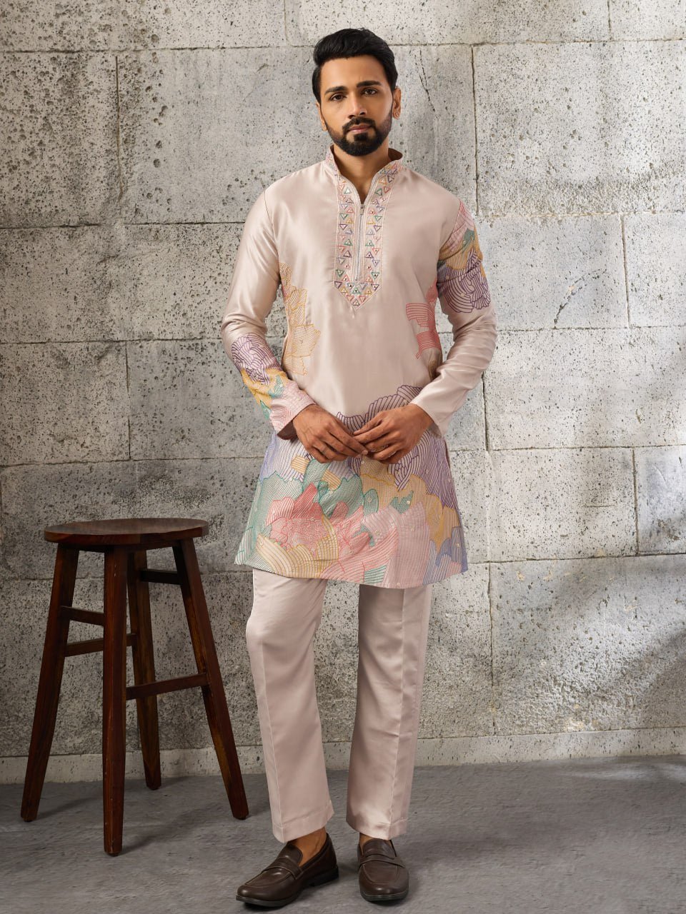 Men's Designer Kurta Pajama Set For Weddings - Vastraa