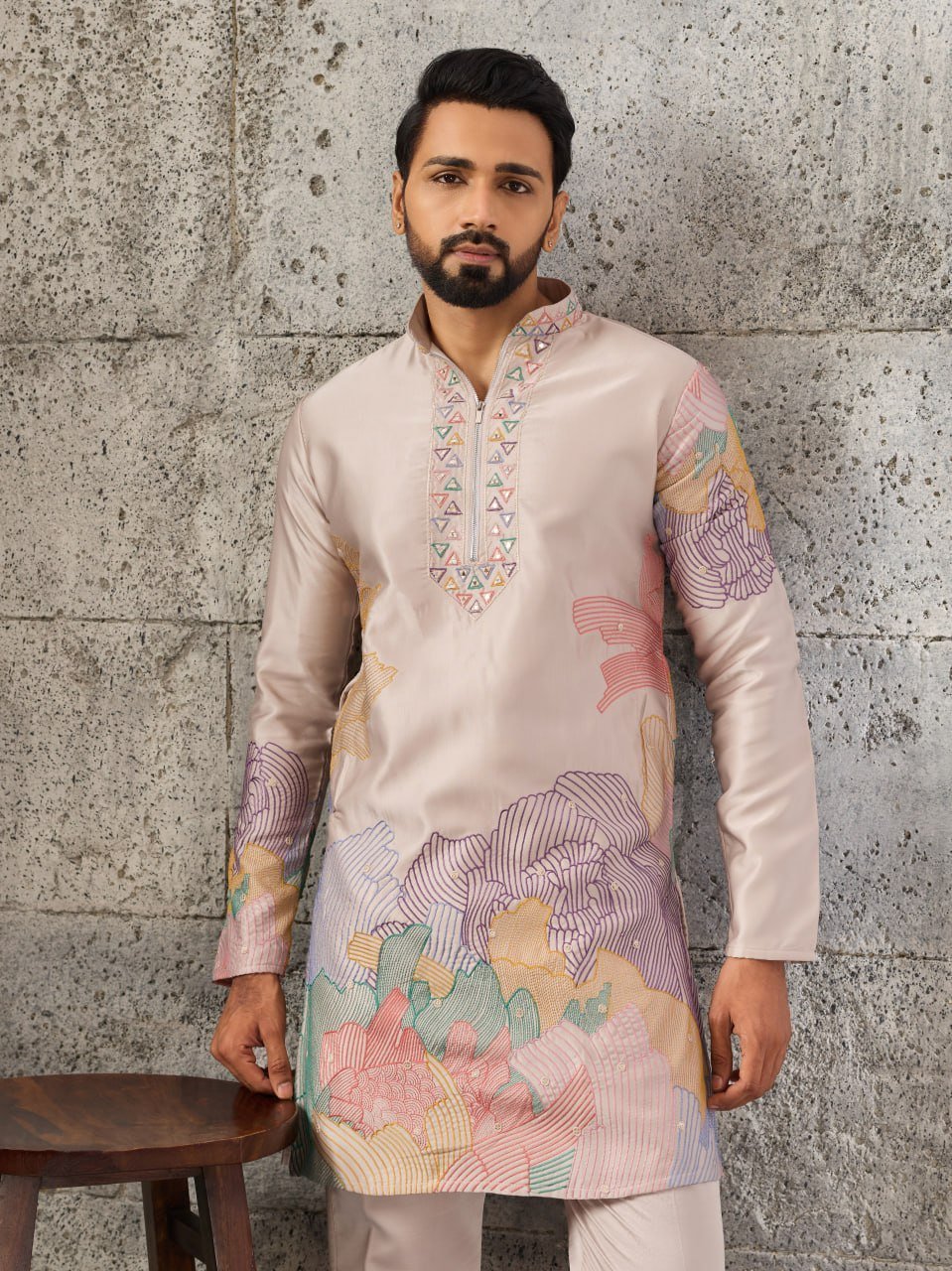 Men's Designer Kurta Pajama Set For Weddings - Vastraa
