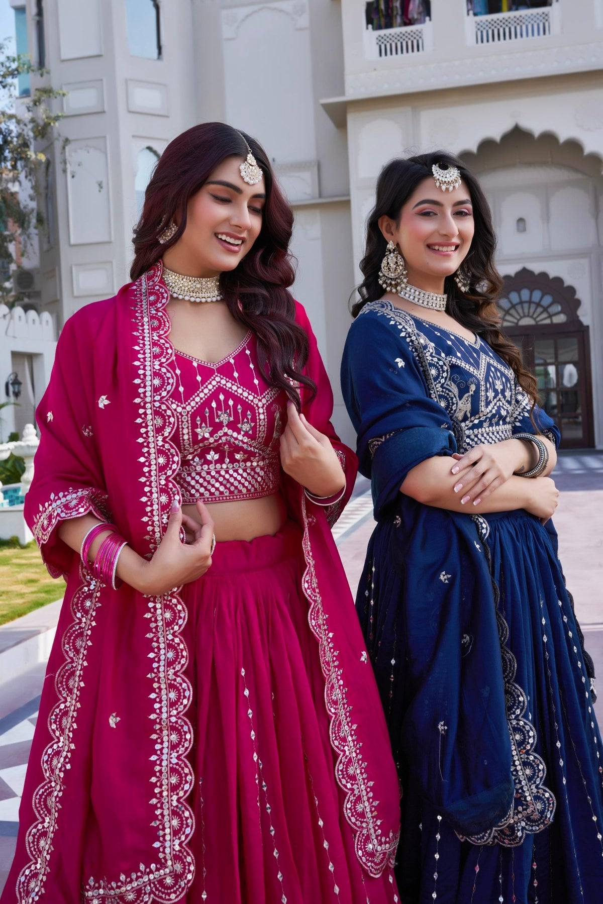 Women's Indian Lehenga Choli - Bridesmaid Lehenga Choli - VastraaWomen's Indian Lehenga Choli - Bridesmaid Lehenga Choli