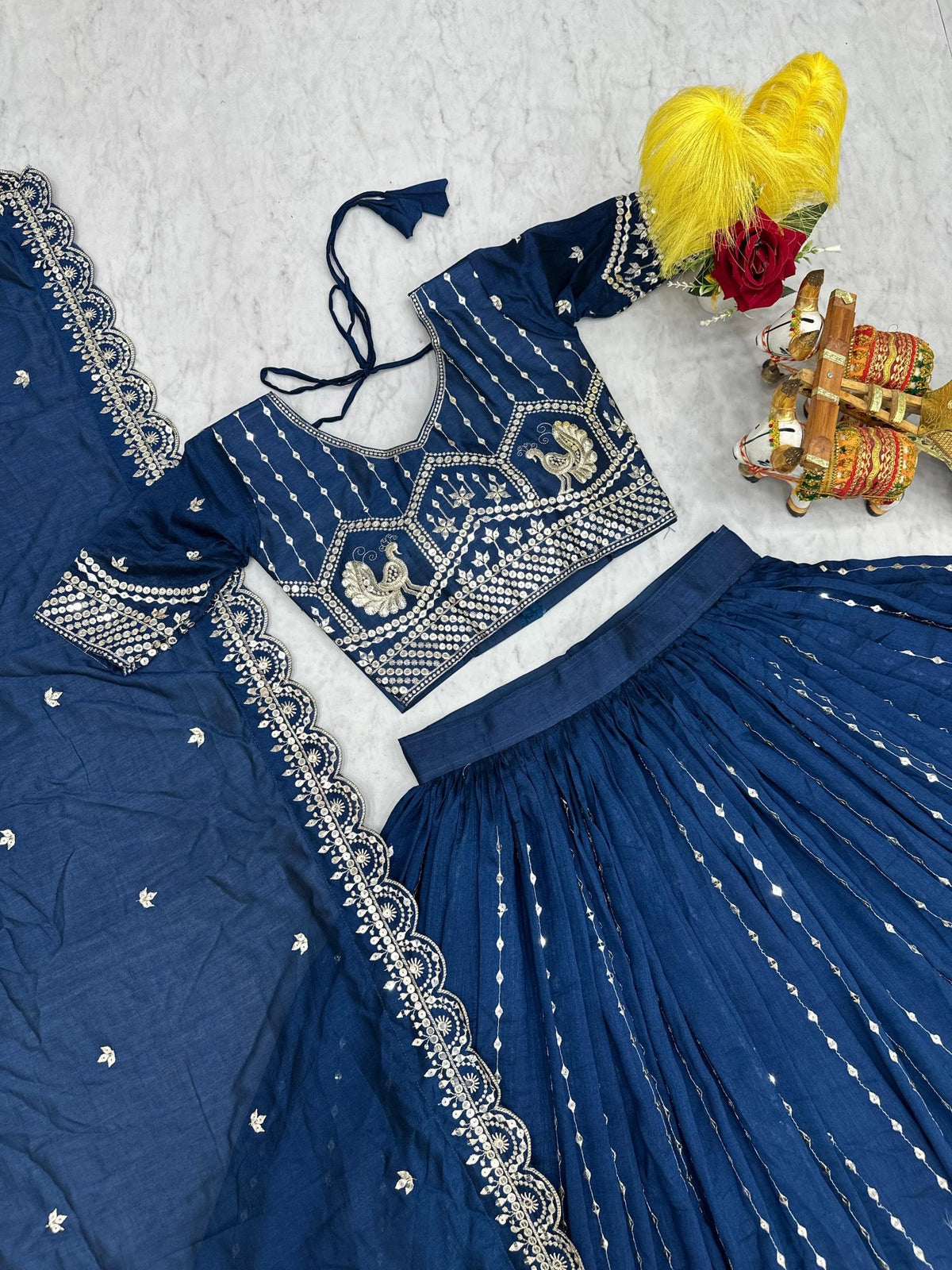Women's Indian Lehenga Choli - Bridesmaid Lehenga Choli - VastraaWomen's Indian Lehenga Choli - Bridesmaid Lehenga Choli