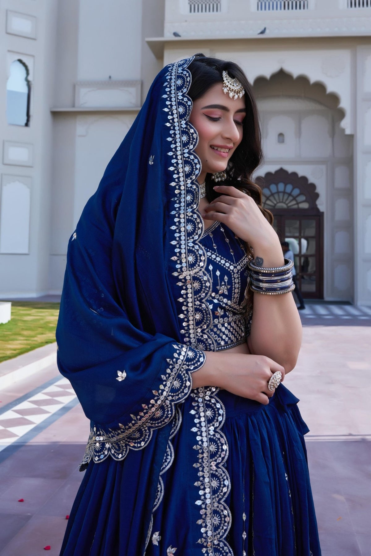 Women's Indian Lehenga Choli - Bridesmaid Lehenga Choli - VastraaWomen's Indian Lehenga Choli - Bridesmaid Lehenga Choli